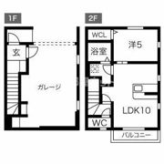 J’sガレージハウスB棟の間取り画像