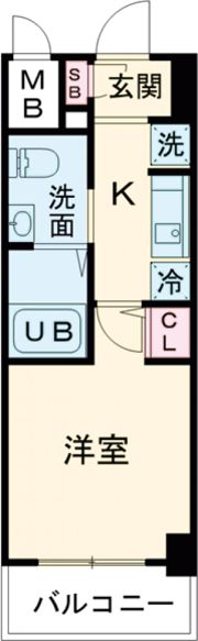 エスリード神戸WESTの間取り画像
