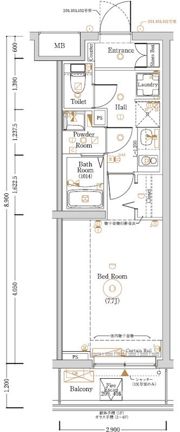 Log登戸Station sideの間取り画像