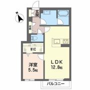 シャーメゾン岡田ハイテールの間取り画像