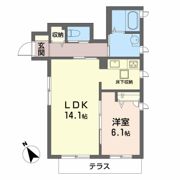 シャーメゾン黒田の間取り画像