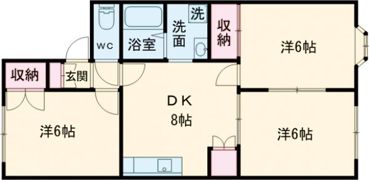 サンシティ小針の間取り画像