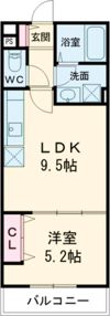 神山ハイツの間取り画像