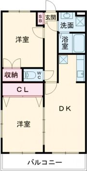 ピュアサファイアⅠの間取り画像
