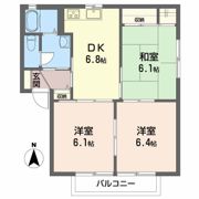 アメニティ朝倉 A棟の間取り画像