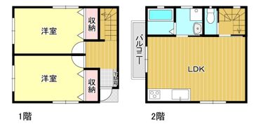 グロリアス千里D棟の間取り画像