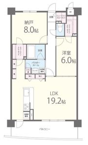 イーストコートアイ別院町の間取り画像