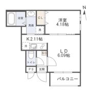 Cherim片野EAST（仮称）の間取り画像