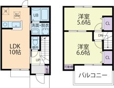 ドゥーボア(Doux Boir）の間取り画像