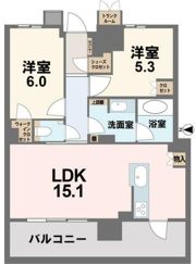 ブリリアタワー前橋の間取り画像