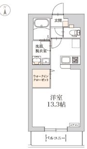 ヘリテージ宮町の間取り画像
