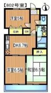 大関山ハイツの間取り画像