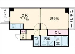 ドミールリバーサイドYの間取り画像