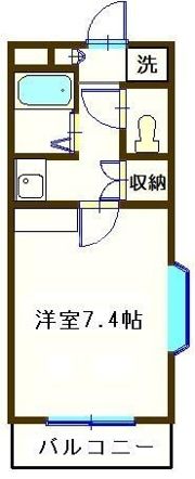 キャピタルヒロの間取り画像