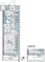 ブライズ中野南台の間取り画像