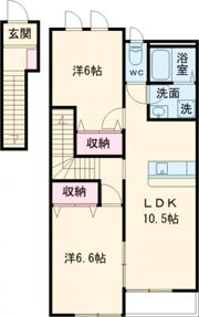 ラブリーわんの間取り画像