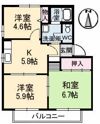 ベルエア F棟の間取り画像