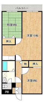 カームヤタ藤第一の間取り画像