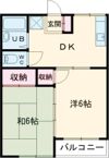 コスモ福生の間取り画像