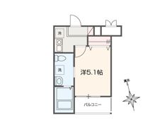 MELLAS川口の間取り画像