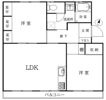松が谷団地6の間取り画像