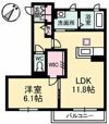 シャーメゾンASAKURA B棟の間取り画像