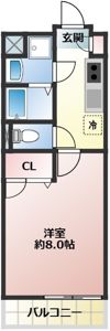 アルカディアⅢの間取り画像