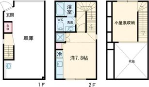 所沢ガレージハウスの間取り画像
