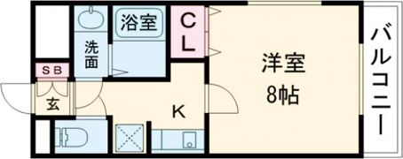 アムール プレジデントの間取り画像