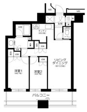 ラゾーナ川崎レジデンス セントラルタワーの間取り画像