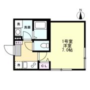 ベイルームハイム大和中央Aの間取り画像