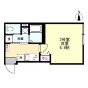 ベイルームハイム大和中央Aの間取り画像