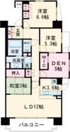 レジディア徳川の間取り画像