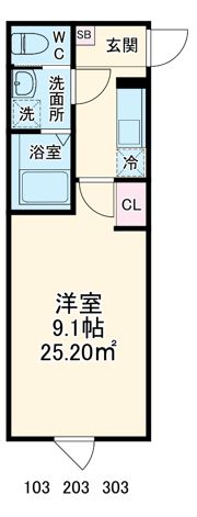 GRADUS大和田町の間取り画像