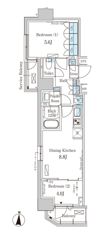 パークアクシス錦糸町WESTの間取り画像