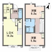 オーブFの間取り画像