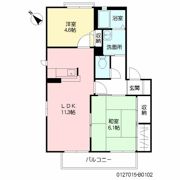 バリュージュRYO B棟の間取り画像