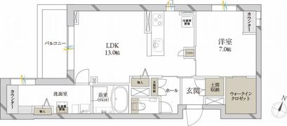 クレール シャーメゾン プレミアの間取り画像