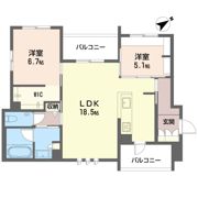 FDI Casa片瀬江ノ島Iの間取り画像