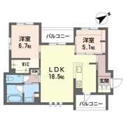 FDI Casa片瀬江ノ島Iの間取り画像