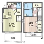 トリニティの間取り画像