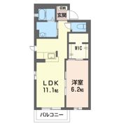 ペガサス Aの間取り画像
