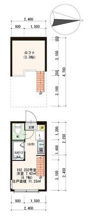 ハーモニーテラス鶴見の間取り画像