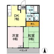フジイハイツの間取り画像