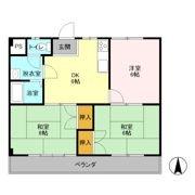 大幸マンションの間取り画像