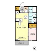 ベネツォーネ Eの間取り画像