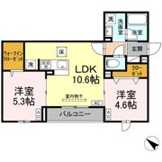 セレスティア江北Ⅱの間取り画像