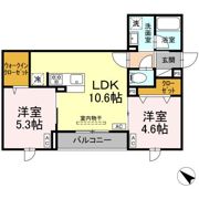 セレスティア江北Ⅱの間取り画像