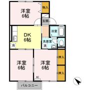 ガーデンヴィレッジ B棟の間取り画像