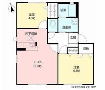 シティーパルCの間取り画像